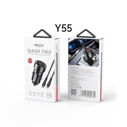 شارژر فندکی یسیدو مدل Yesido Y55 60W