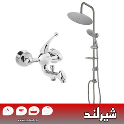 شیرآلات شیرلند-ست سرویس حمام مدل پاریس کروم