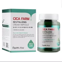 ژل کرم آمپولی جوانساز و ترمیم کننده سیکا فارم استی Farm Stay Cica Farm Revitalizing Cream Ampoule 250ml

