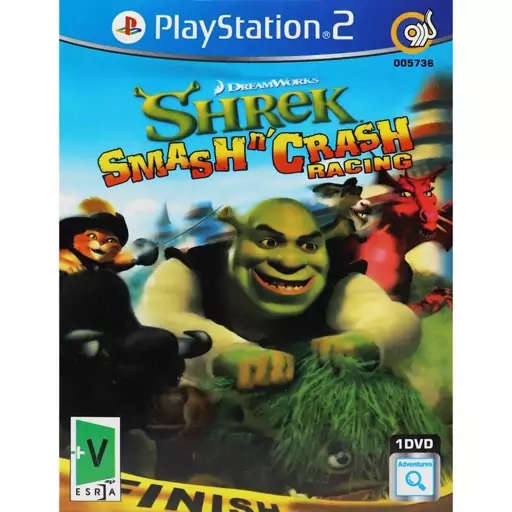 بازی پلی استیشن 2 Shrek Smash Crash Racing PS2