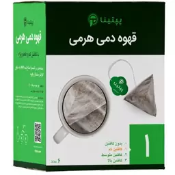 بسته 6 عددی قهوه دمی تی بگ شماره 1 کم کافئین ( 100  درصد عربیکا )