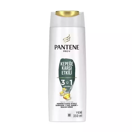 شامپو مو پنتن Pantene مدل Kepege Karsi Etkili طوسی حجم 350 میلی لیتر