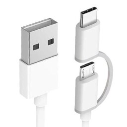 کابل تبدیل USB به microUSB  or USB-C زد ام آی مدل AL511 به طول 0.30 متر