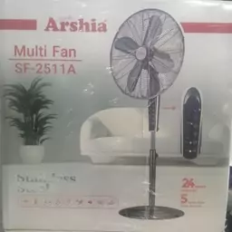 پنکه پایه بلند پایه استیل sf-2511 ارشیا - پره 18 اینچی-بزرگ-دارای کنترل 