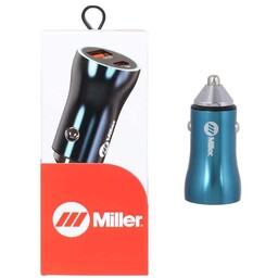 شارژر فندکی 38W فست و PD دو پورت Miller با گارانتی 6ماهه