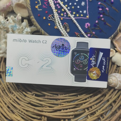 ساعت هوشمند برند   mibro watch c2 تک رنگ مشکی