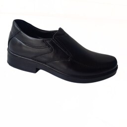 کفش چرم نیما- رویه چرم طبیعی گاوی - زیره pu -سبک وراحت-قالب استاندارد