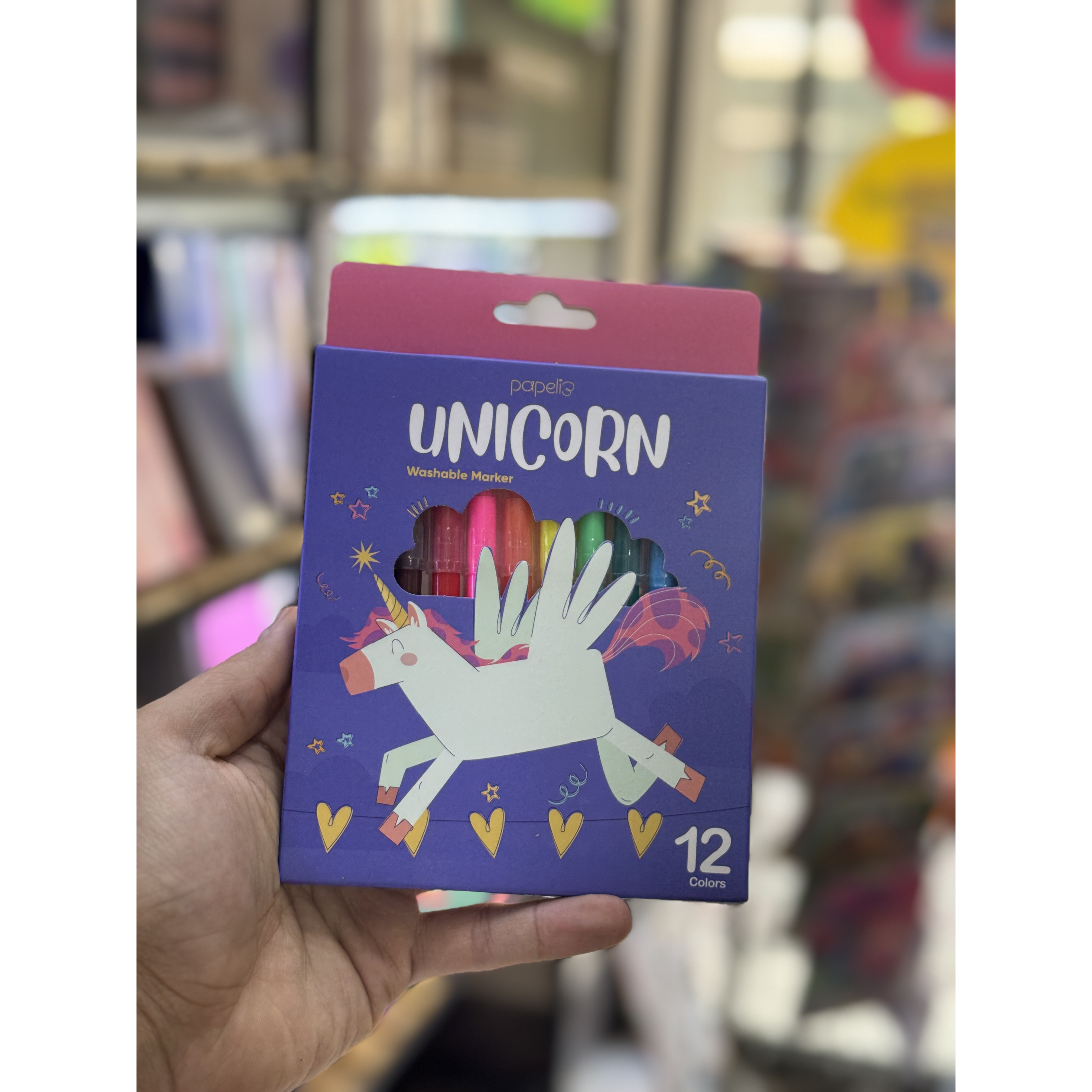 ماژیک 12رنگ رنگ آمیزی(washable)