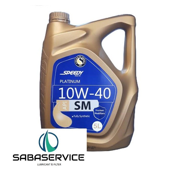 روغن موتور اسپیدی پلاتینیوم 10w40 (پنج لیتری) SM
