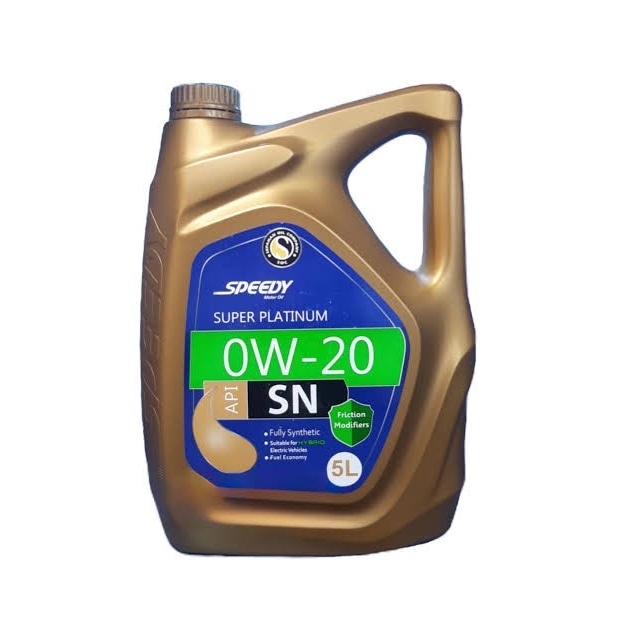 روغن موتور اسپیدی سوپر پلاتینیوم 0w20 (پنج لیتری) SN