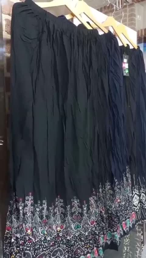 دامن بلند نخی زنانه سایز 38 تا 58 مدل پرستو (راحتی خانگی)