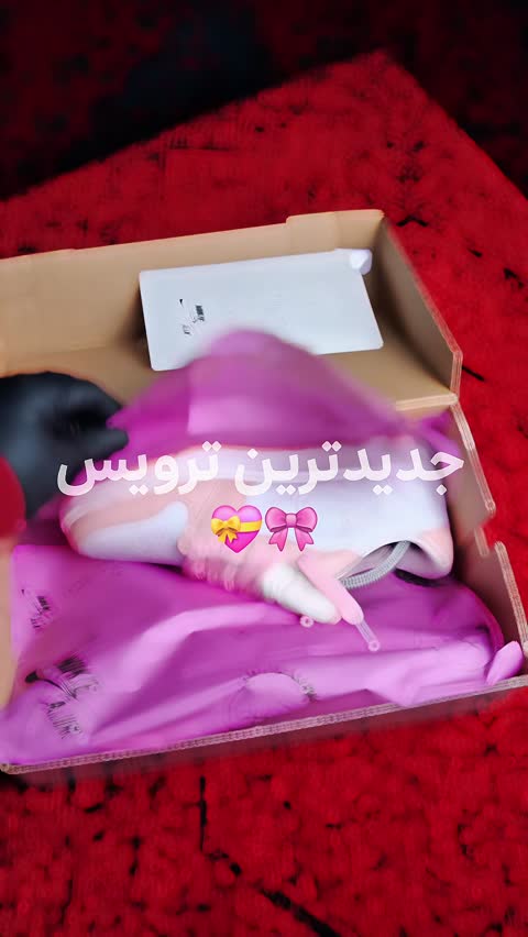 کتونی نایک جردن وان ترویس صورتی سفید