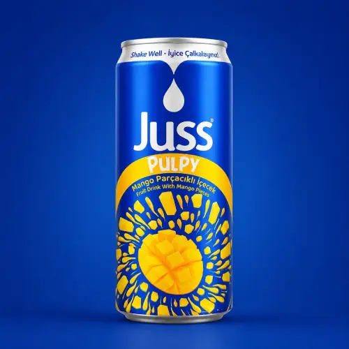 نوشیدنی پالپدار Juss باطعم انبه