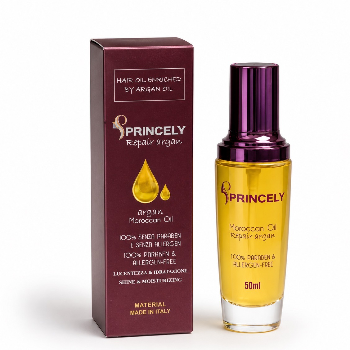 روغن آرگان پرنسلی حجم 50 میل