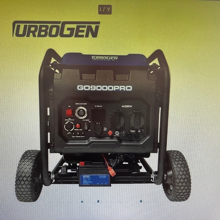 موتور برق سه گانه سوز 6.5 کیلووات توربوژن مدل GO9000PRO