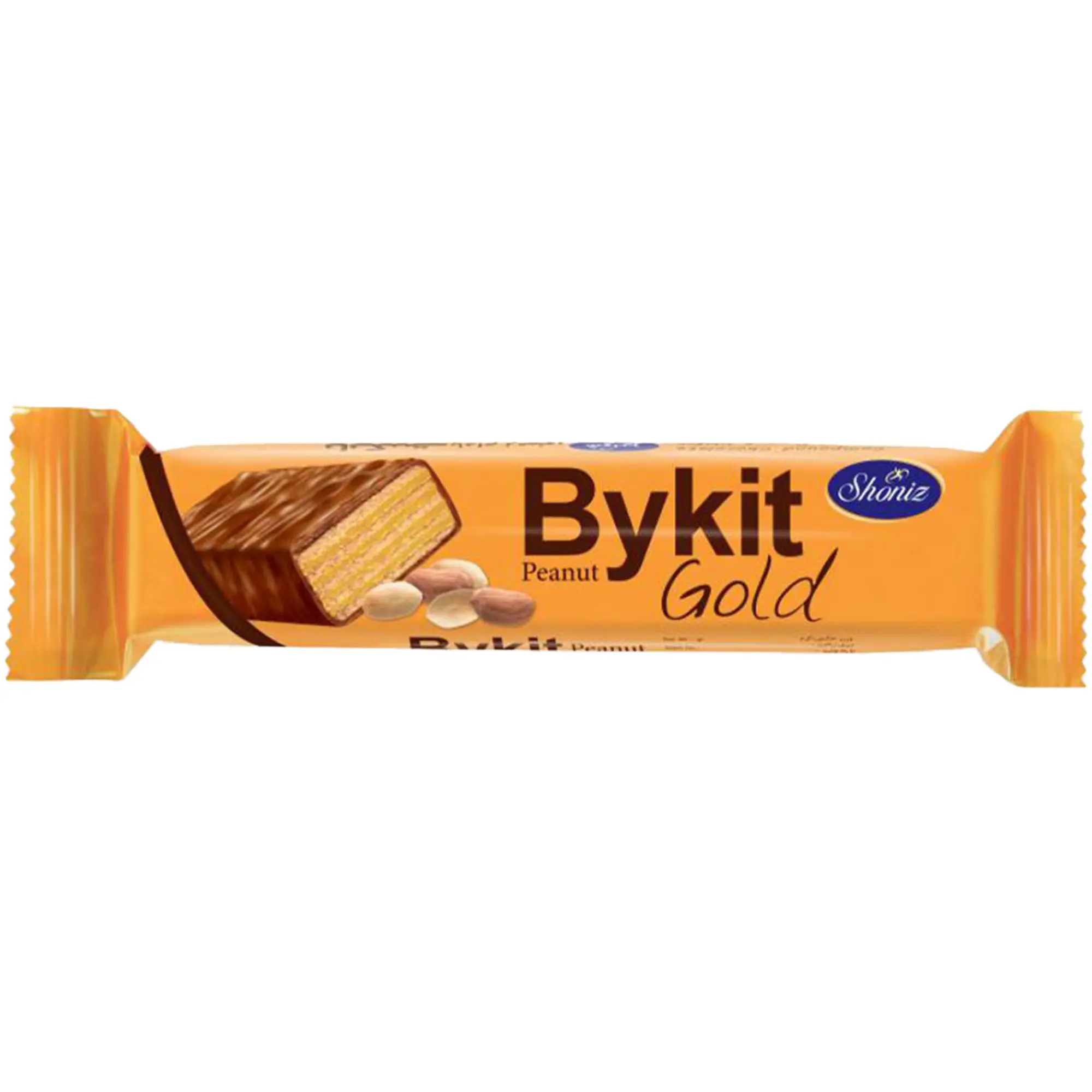 ویفر کرم دار بادام زمینی با روکش شکلات بایکیت شونیز - 45 گرم