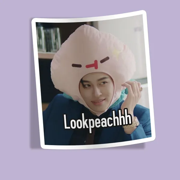 استیکر pond phuwin Look Peach