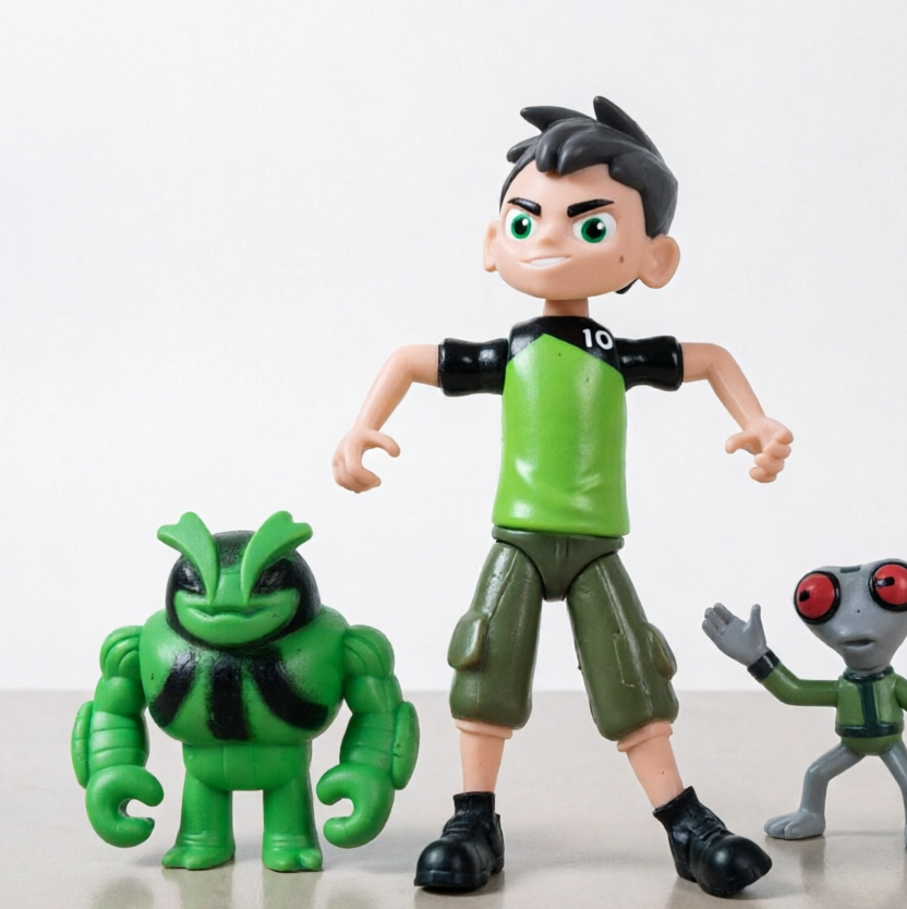ست 3 عددی فیگور بن تن با موجودات بیگانه Ben 10