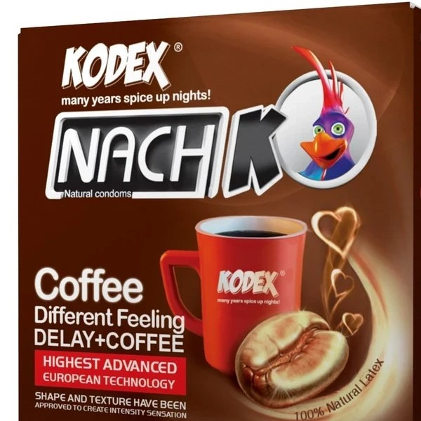 کاندوم کدکس مدل Coffee بسته 3 عددی