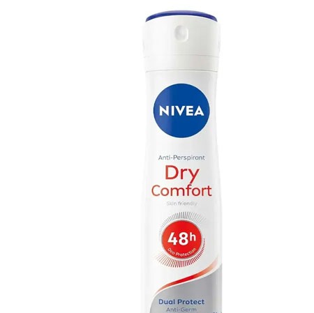 اسپری ضد تعریق زنانه نیوآ مدل Dry Comfort ماندگاری 48 ساعته حجم 150 میلی لیتر
