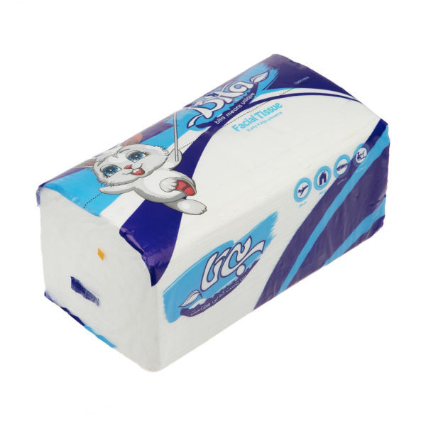 دستمال کاغذی 250 برگ بی تا کد PB250 بسته 8 عددی