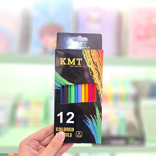 مداد رنگی 12 رنگ KMT