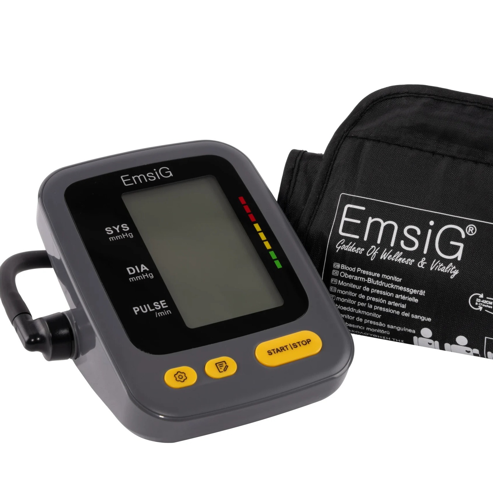 فشارسنج بازویی Emsig BO14 حافظه 198، نمایشگر LCD، سخنگو