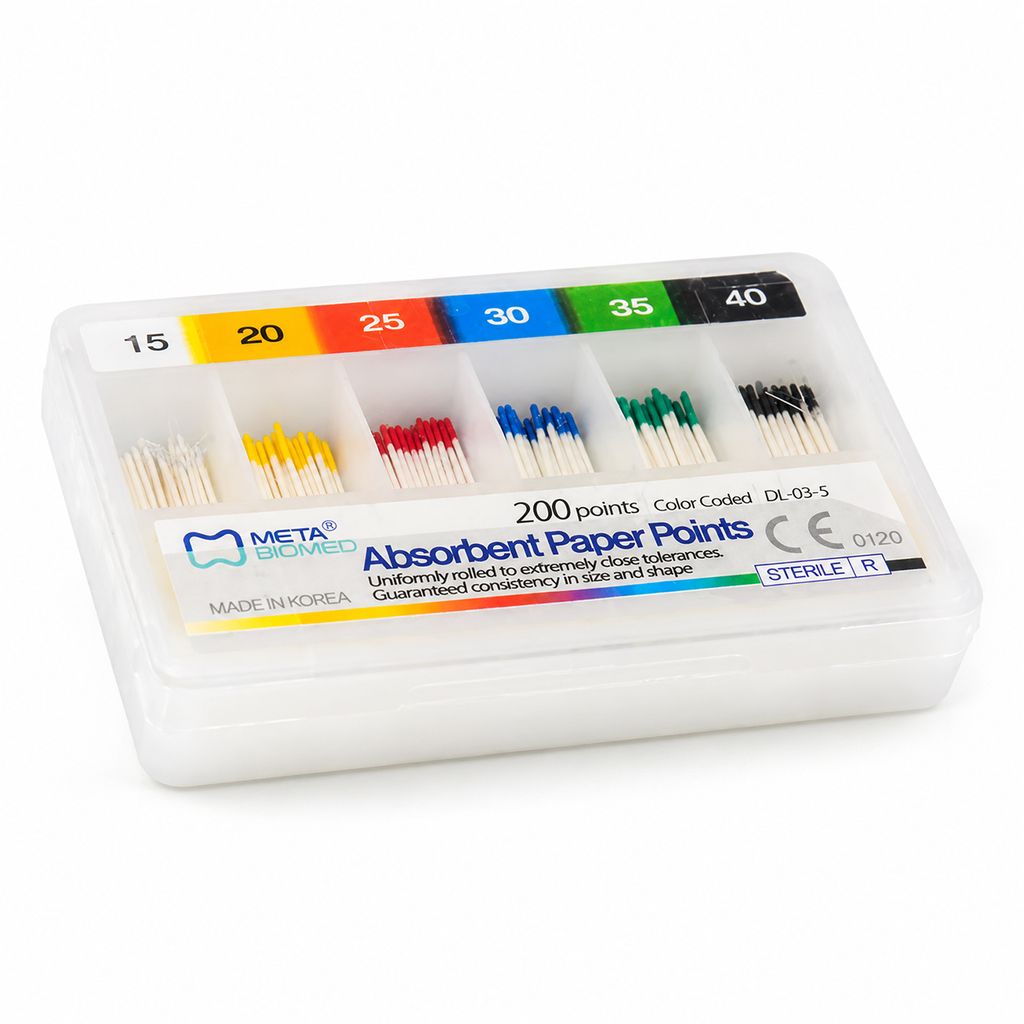 کن کاغذی متا 2 درصد | Meta Absorbent Paper Points 0.02