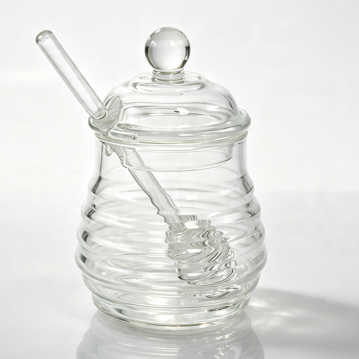 ظرف عسل پیرکس خمره ای 300 میل
