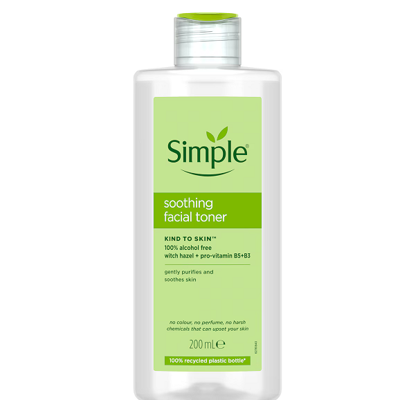 تونر تسکین دهنده صورت سیمپل Soothing Facial Toner 200 میلیلیتر