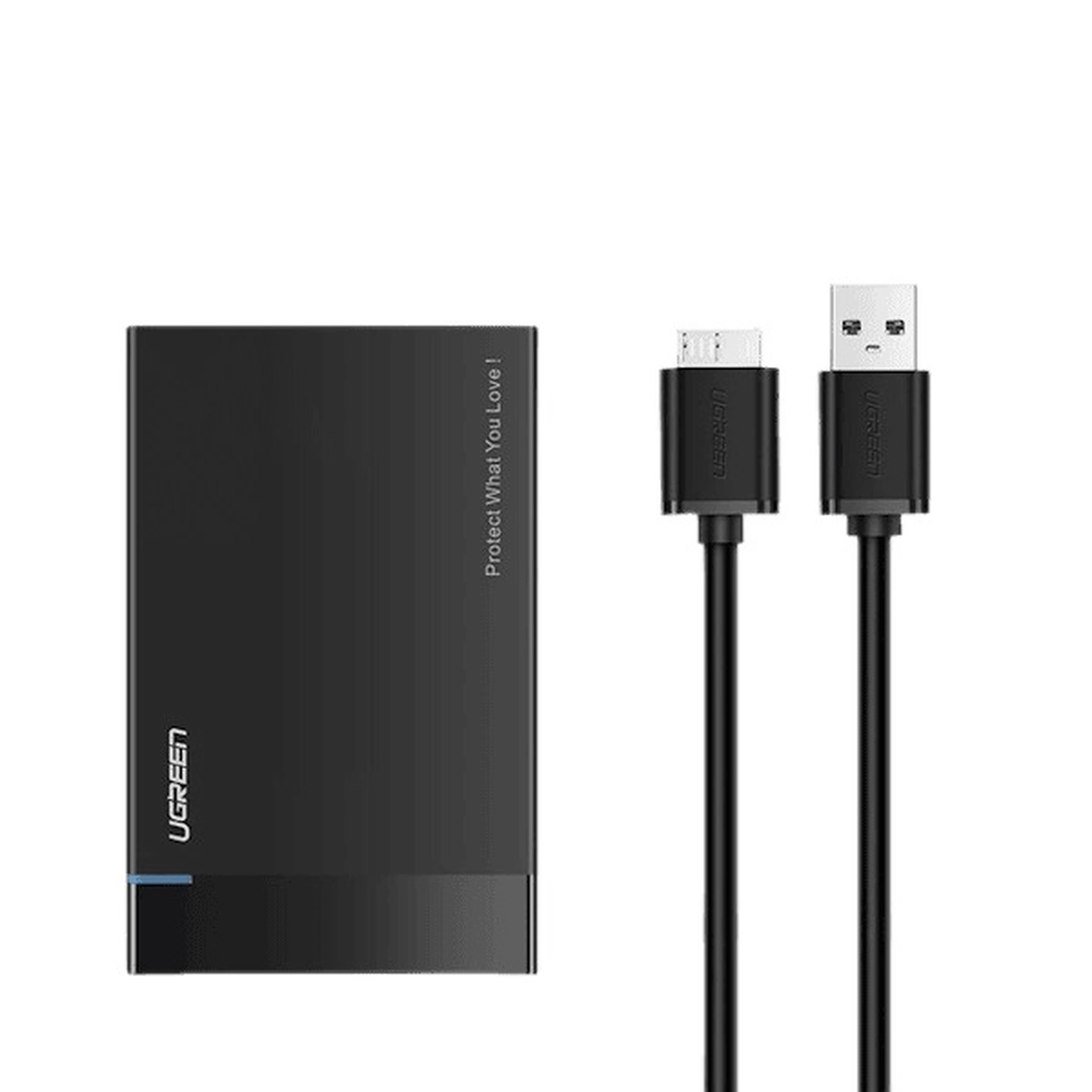 باکس هارد UGREEN USB3.0 مدل US221-30848 - مشکی (گارانتی 18 ماهه آسان پیشرو)