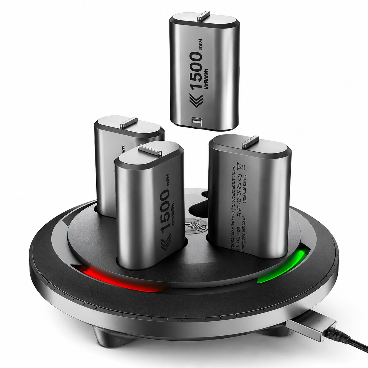 کیت شارژ باتری دسته Xbox 1500mAh به همراه شارژر