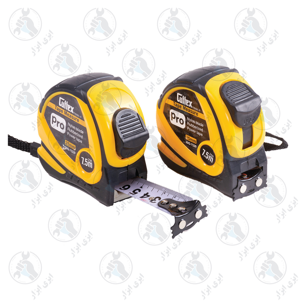 متر کمری مگنتی 10 متری عرض 25 میلیمتر CUTTEX کد 30GM-1025