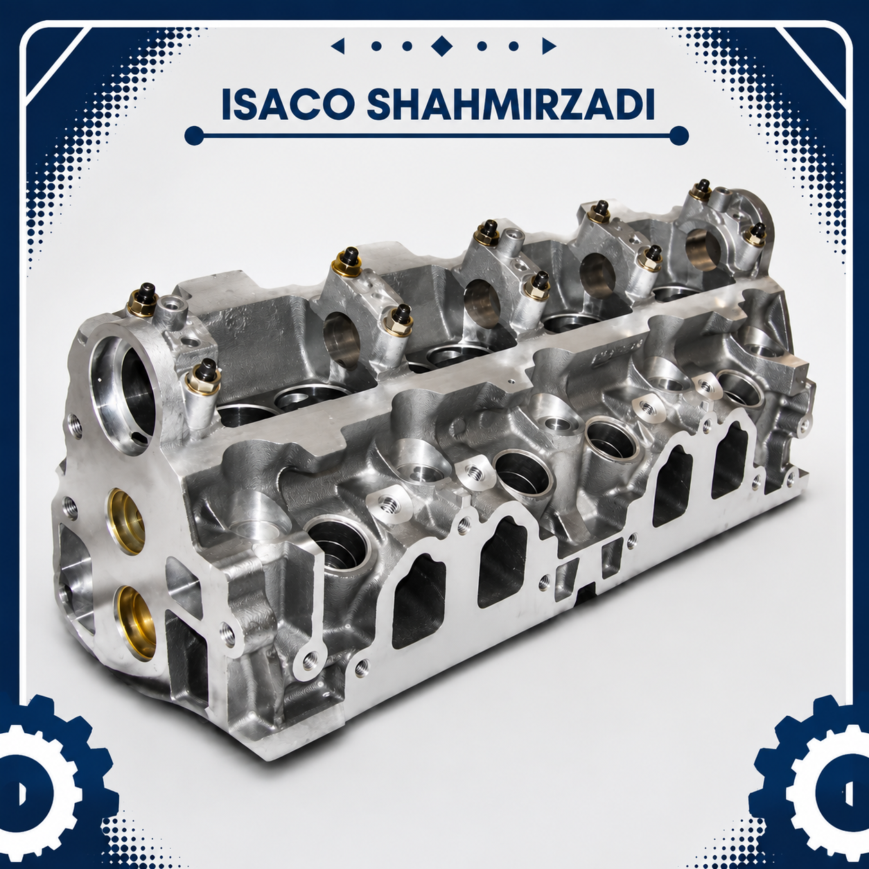مجموعه مونتاژی سرسیلندر دوگانه سوز 405، پژو پارس و سمند (موتور XU7) شیمگذاری شده شرکتی ایساکو 0910300702