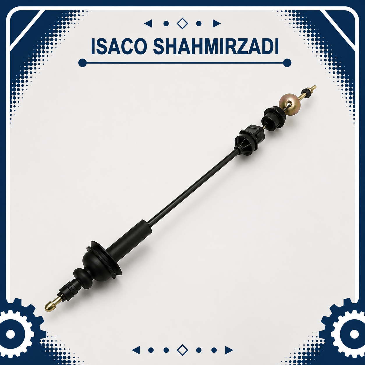 کابل کلاچ پژو 405 (رگلاژ دستی) شرکتی ایساکو 1380402498