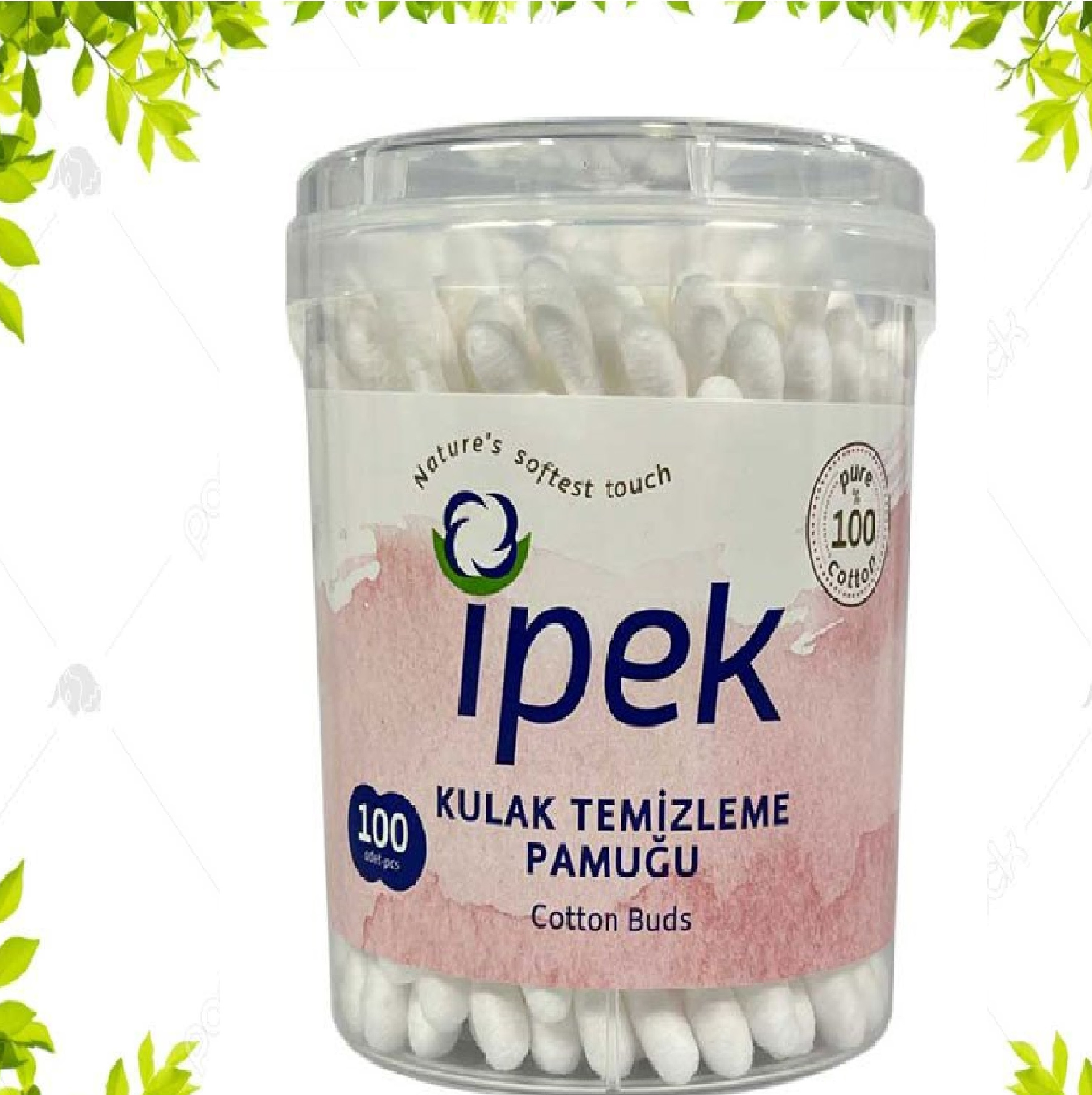 گوش پاک کن ایپک Ipek بسته 100 عددی اصل