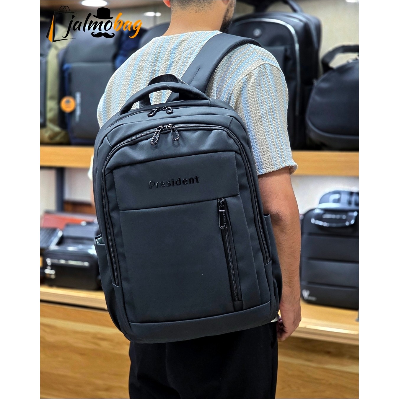 نمای 7 خرید کوله پشتی پاستیلی اسپرت پریزیدنت (president) کد 4404