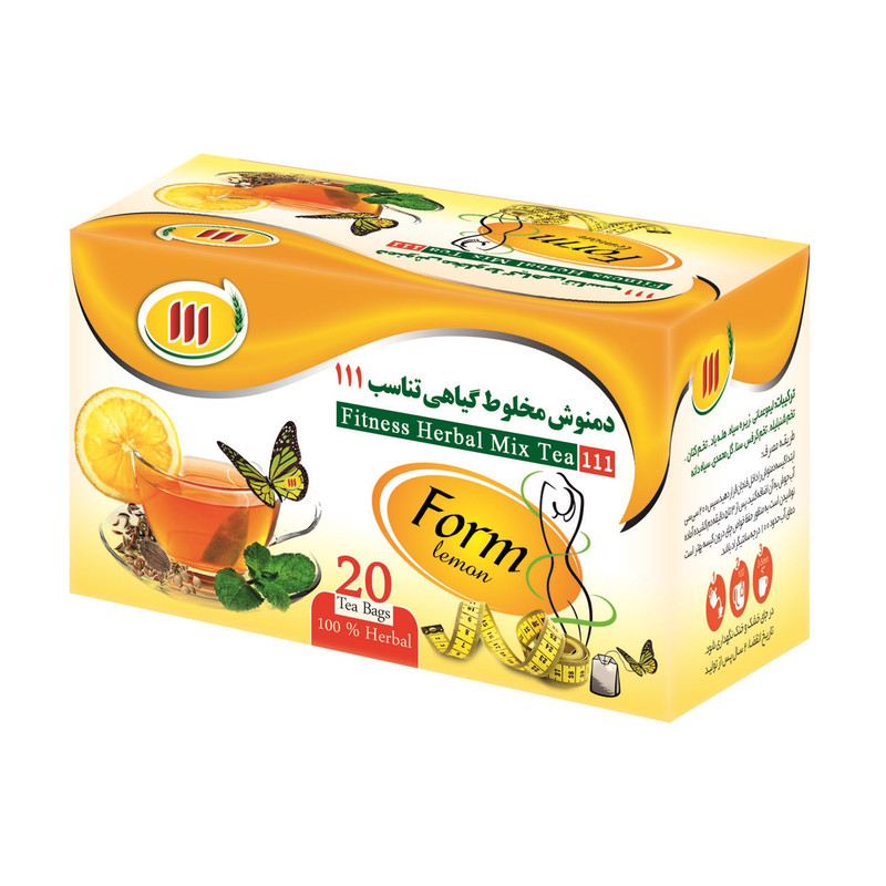 دمنوش گیاهی مخلوط تناسب 111 - 48 گرم