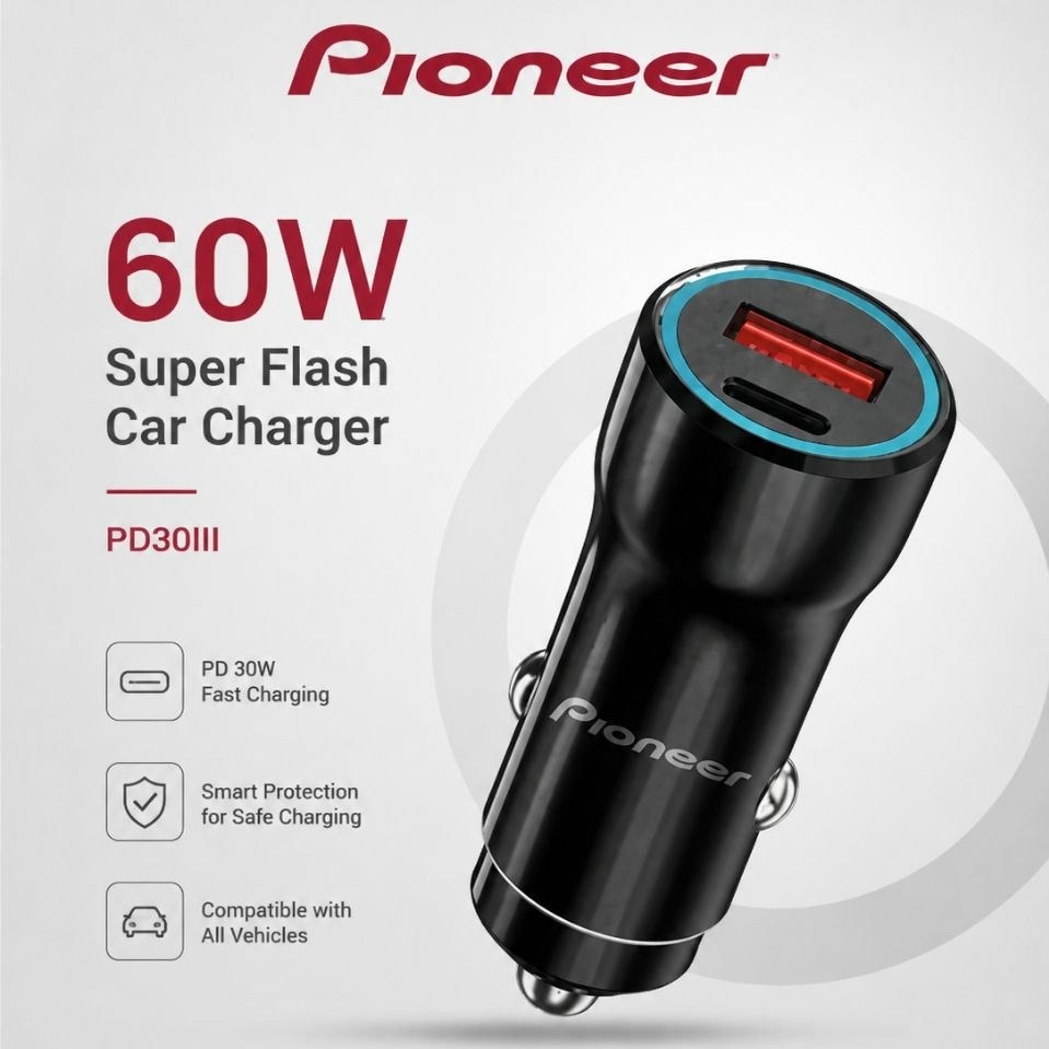 شارژر فندکی Pioneer PI-3315