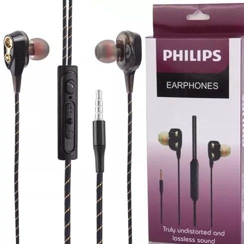 هندزفری سیمی PHILIPS رنگ قرمز