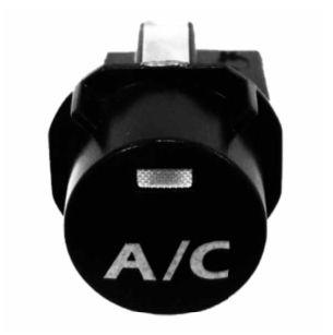 دکمه AC کولر پژو 405-جدید-مشکی