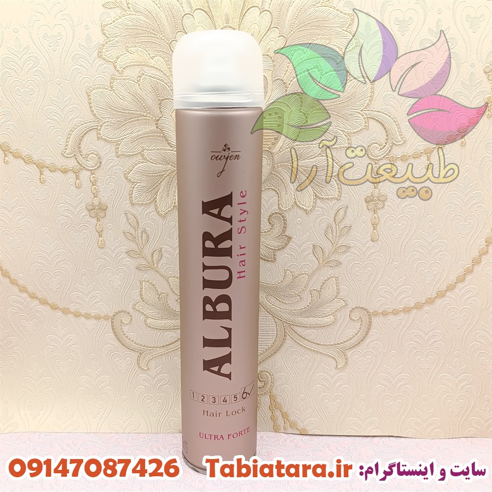 اسپری چسب موی آلبورا شماره 6