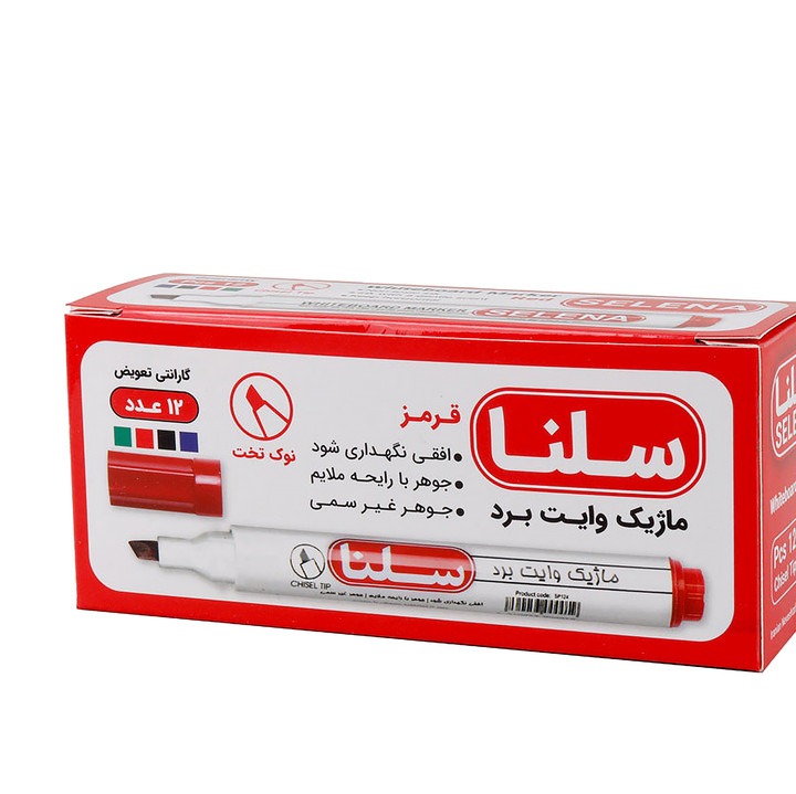 ماژیک وایت برد سلنا مدل 350 بسته 12 عددی