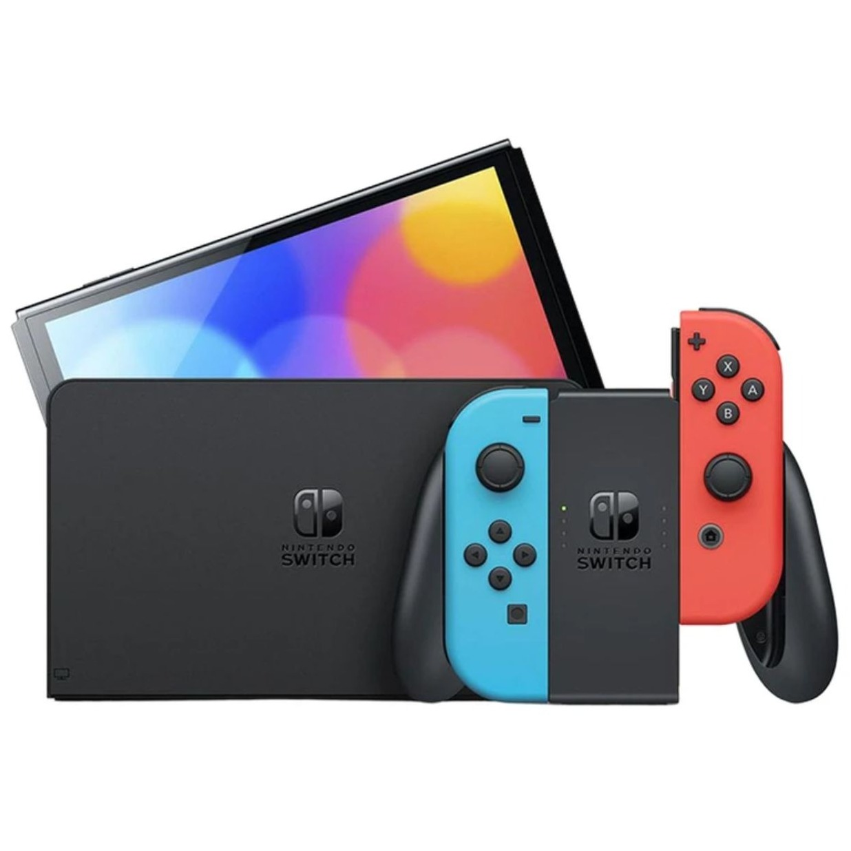 کنسول بازی نینتدو سوییچ Nintendo Switch Oled Model Neon Red Neon Blue Set
