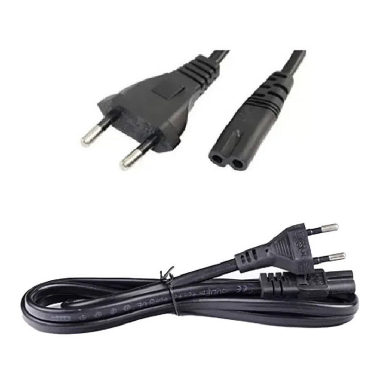 کابل دوچاک رادیویی دوشاخه دار 2 پین، 1.5 متر، کد 1