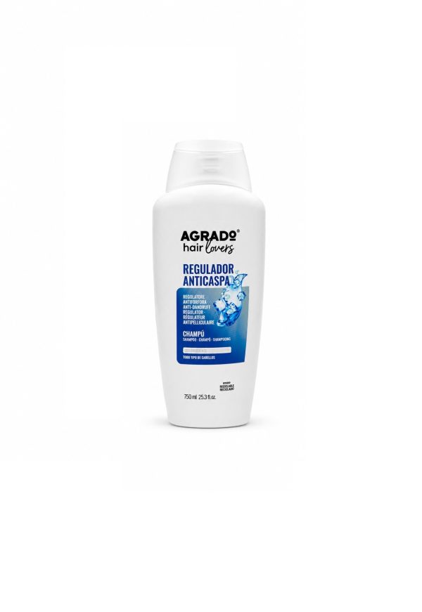 شامپو آگرادو Agrado Hair Lovers Regulado Anticaspa ضد شوره حجم 750 میلیلیتر