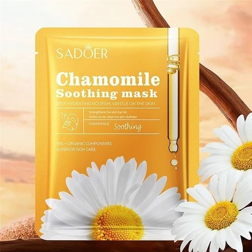 ماسک ورقه ای صورت بابونه سادور ماسک صورت Chamomile