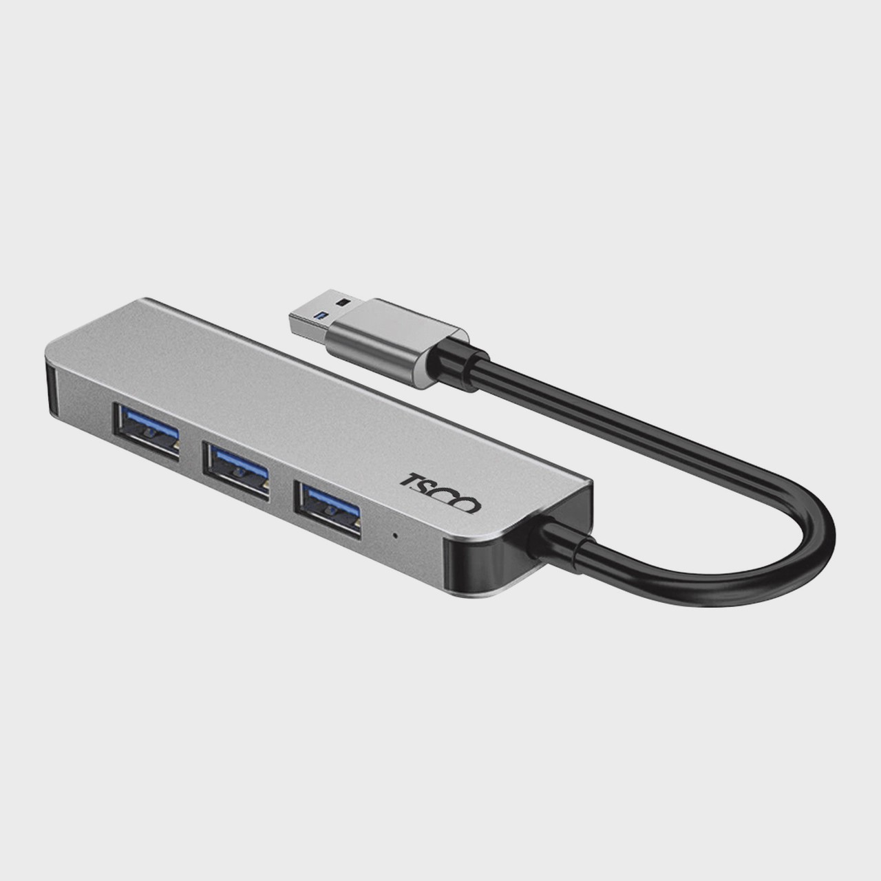 هاب 4 پورت TSCO USB3.0 مدل THU 1142 - خاکستری (گارانتی 12 ماهه تسکو)