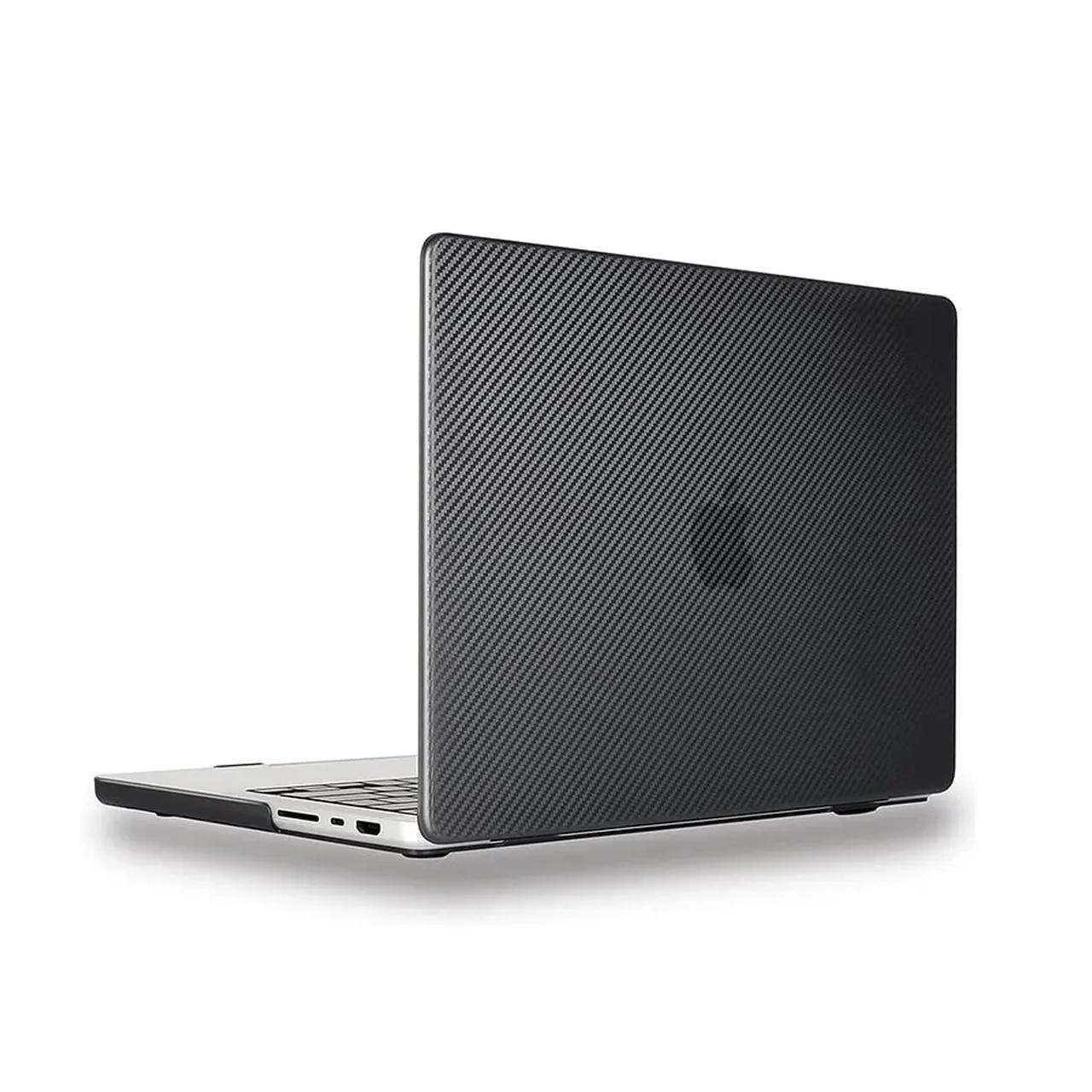 کاور 14 Green Lion MacBook Pro 2021 مدل Carbon Fiber Grain - مشکی - MN