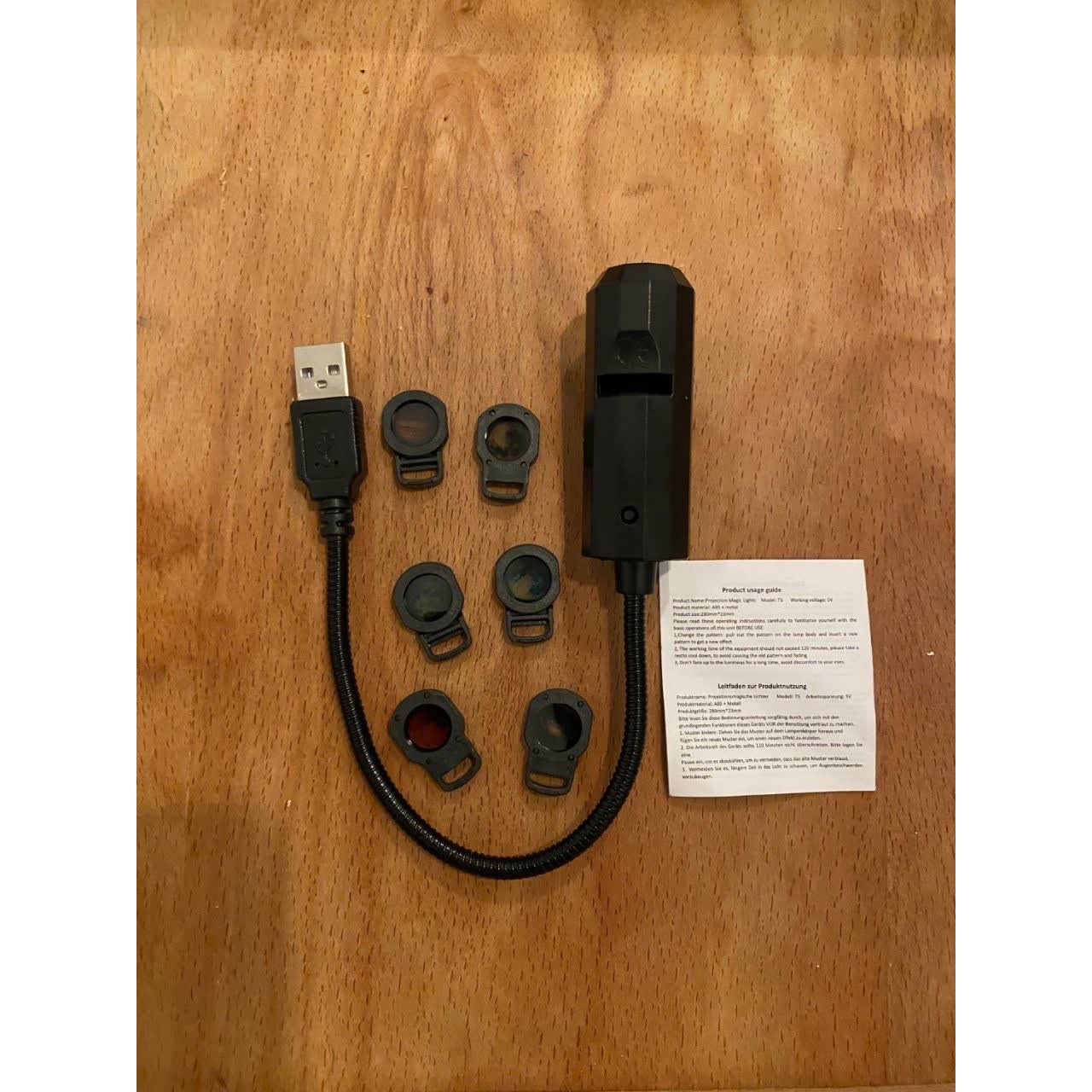 چراغ خواب کهکشان USB خور با 6 دیسک